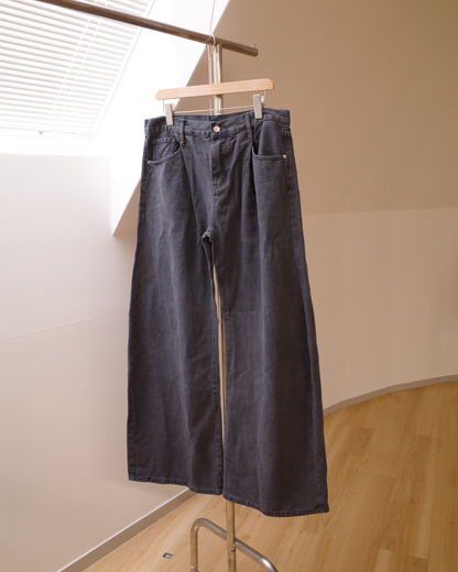 【即納】タックバレルレッグコットンパンツ WR0007