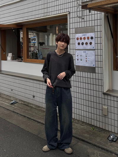 ヴィンテージライクストレートデニム SY0023