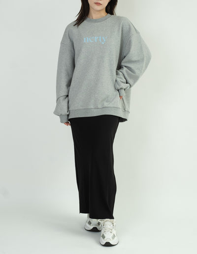 【即納】Oversized sweatshirts NE0003