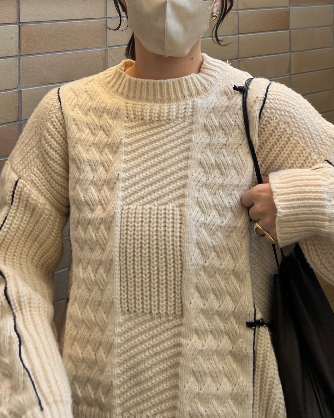 レトロツイストセーター A0004