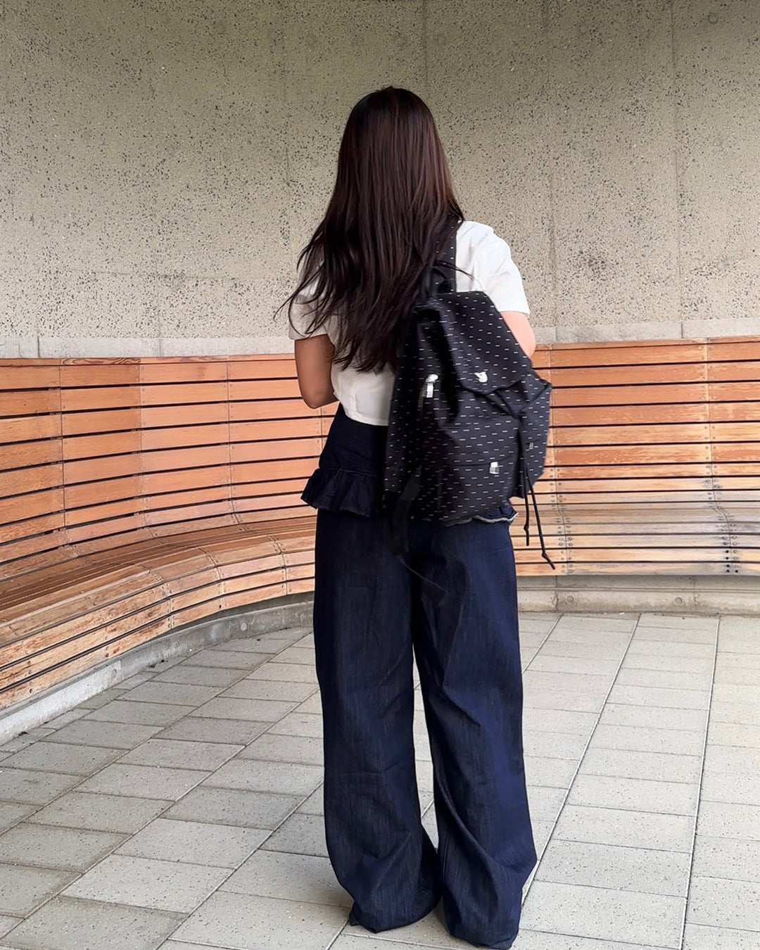 フリルレイヤージーンズ AY1040