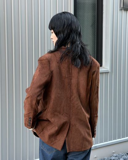 ブラウンスウェードテーラードジャケット
AA0006