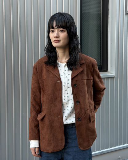ブラウンスウェードテーラードジャケット
AA0006