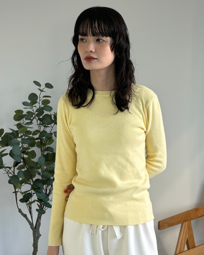 ソフトシアークルーネックニットトップス
AA0016