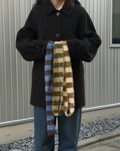 スリムボーダーシャギーマフラー
AA0034