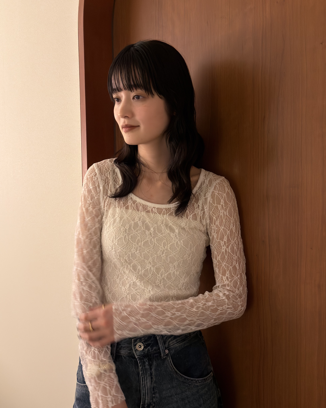 クルーネックレーストップス
AA0038