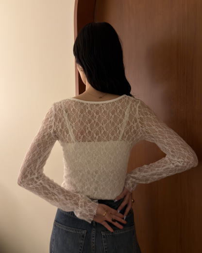 クルーネックレーストップス
AA0038