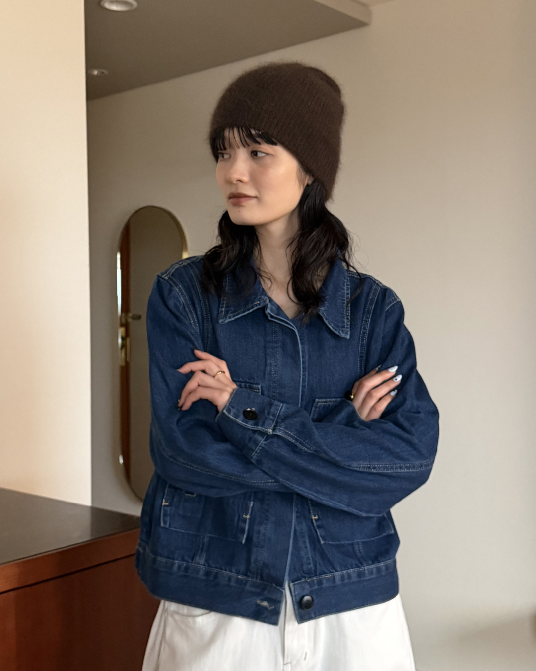 ルーズフィットデニムジャケット
AA0085