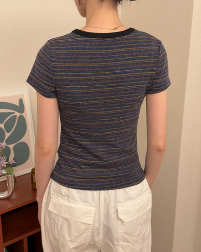 スリムボーダーTシャツ
AA0203