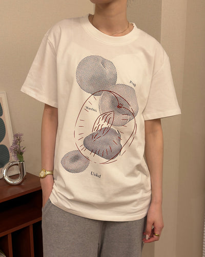 アメカジ フルーツプリント半袖Tシャツ AA0238