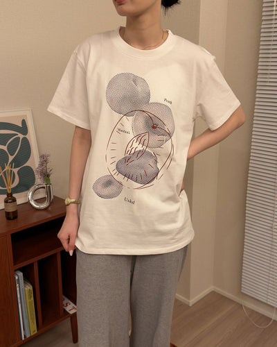 アメカジ フルーツプリント半袖Tシャツ AA0238
