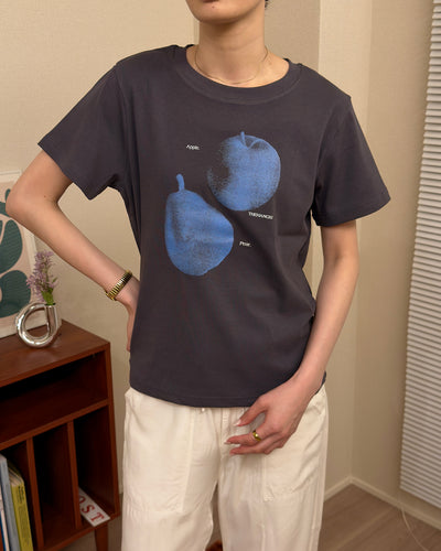 レトロフルーツ プリントTシャツ AA0239