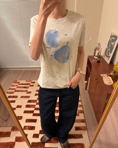 レトロフルーツ プリントTシャツ AA0239