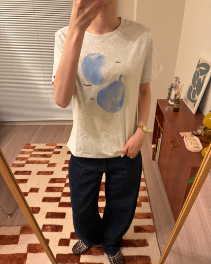 レトロフルーツ プリントTシャツ AA0239