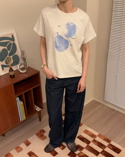 レトロフルーツ プリントTシャツ AA0239