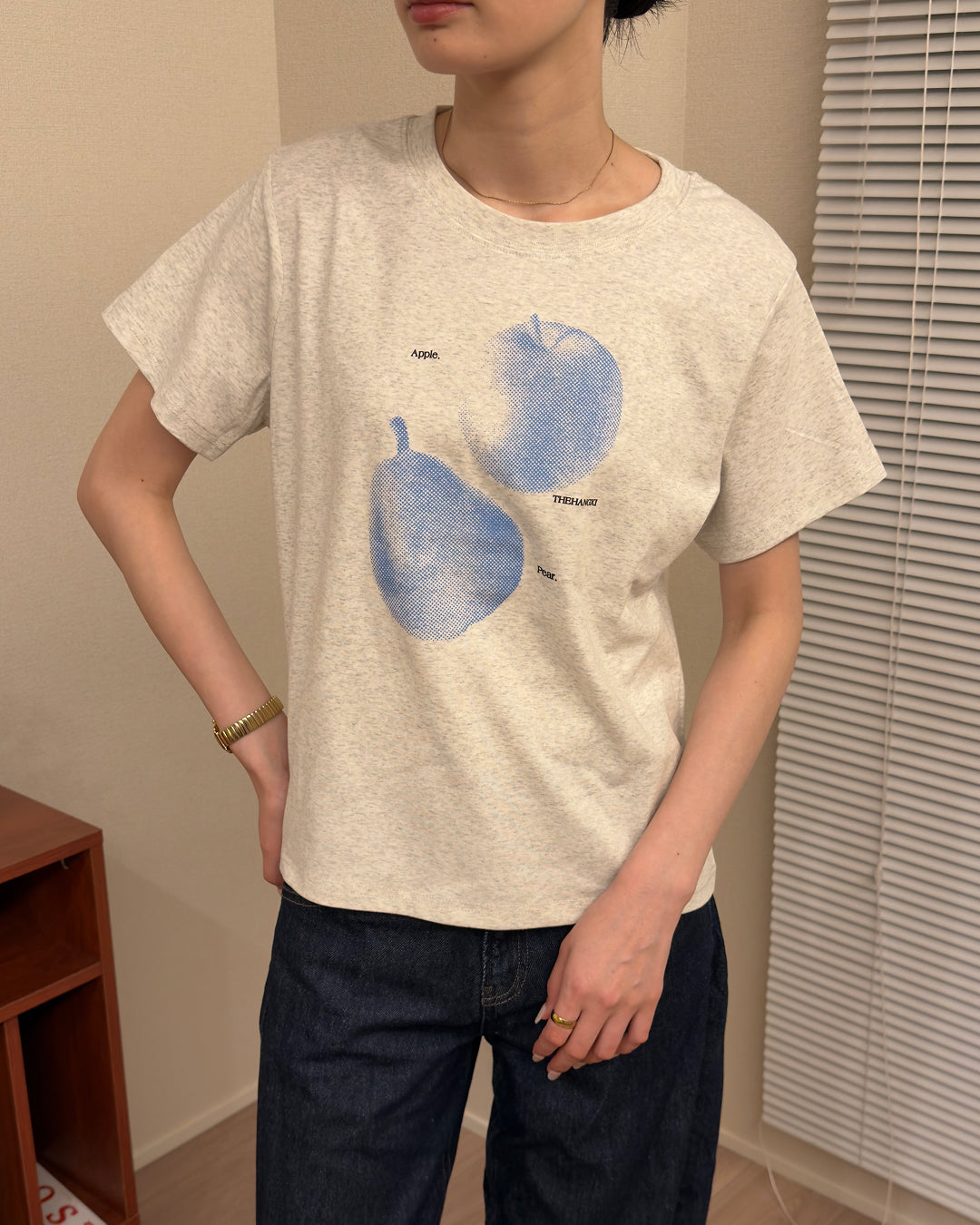 レトロフルーツ プリントTシャツ AA0239