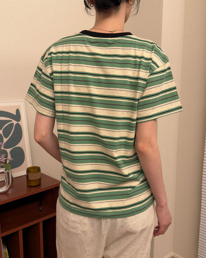 レトロマルチボーダーTシャツ AA0253