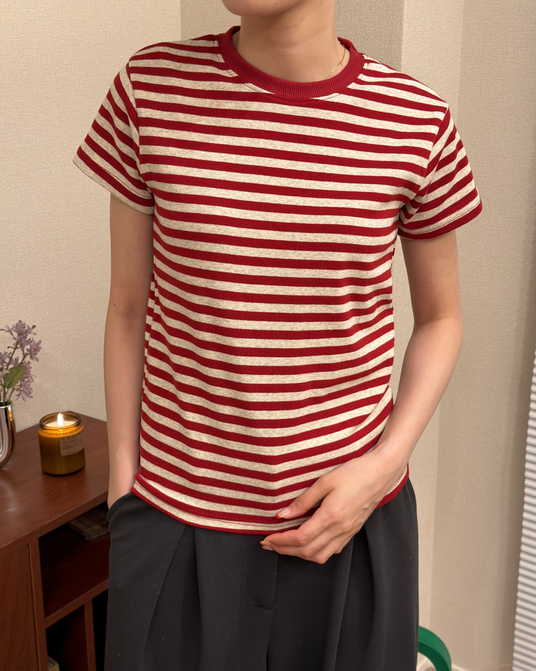 ボーダースリムフィットTシャツ AA0230 – YOLO（ヨロ）｜ファッション通販