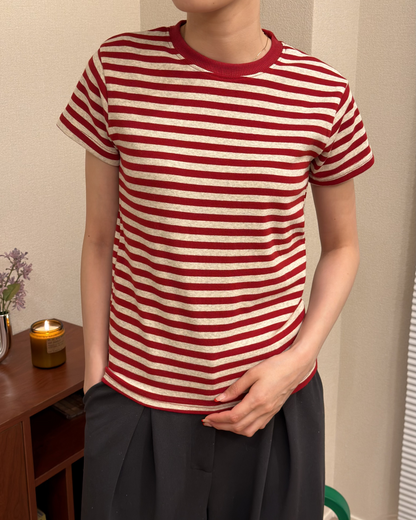 ボーダースリムフィットTシャツ
AA0230