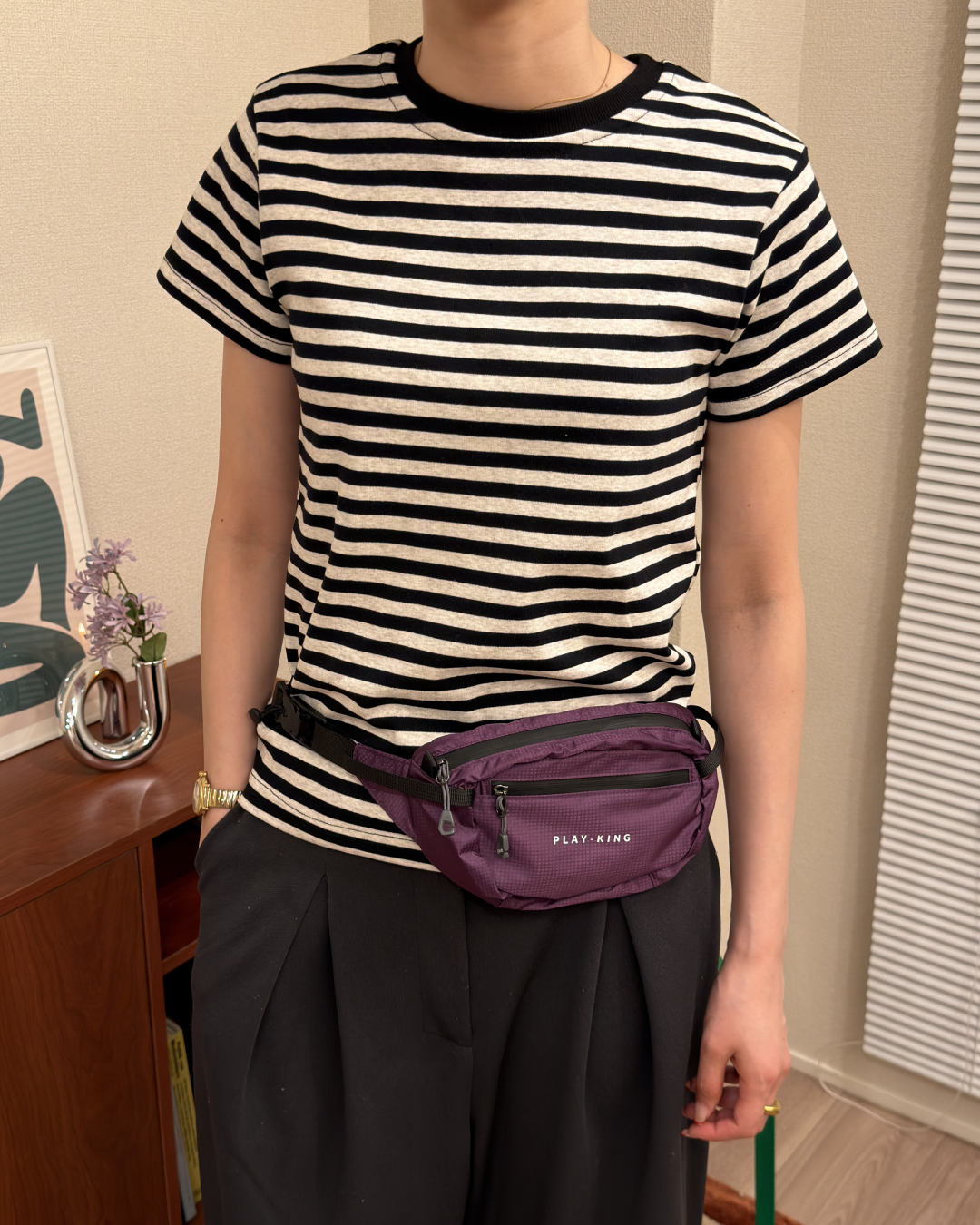 ボーダースリムフィットTシャツ
AA0230