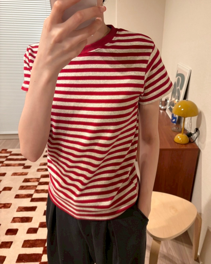 ボーダースリムフィットTシャツ
AA0230