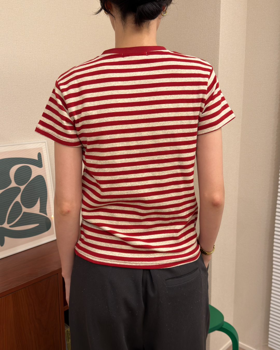 ボーダースリムフィットTシャツ
AA0230