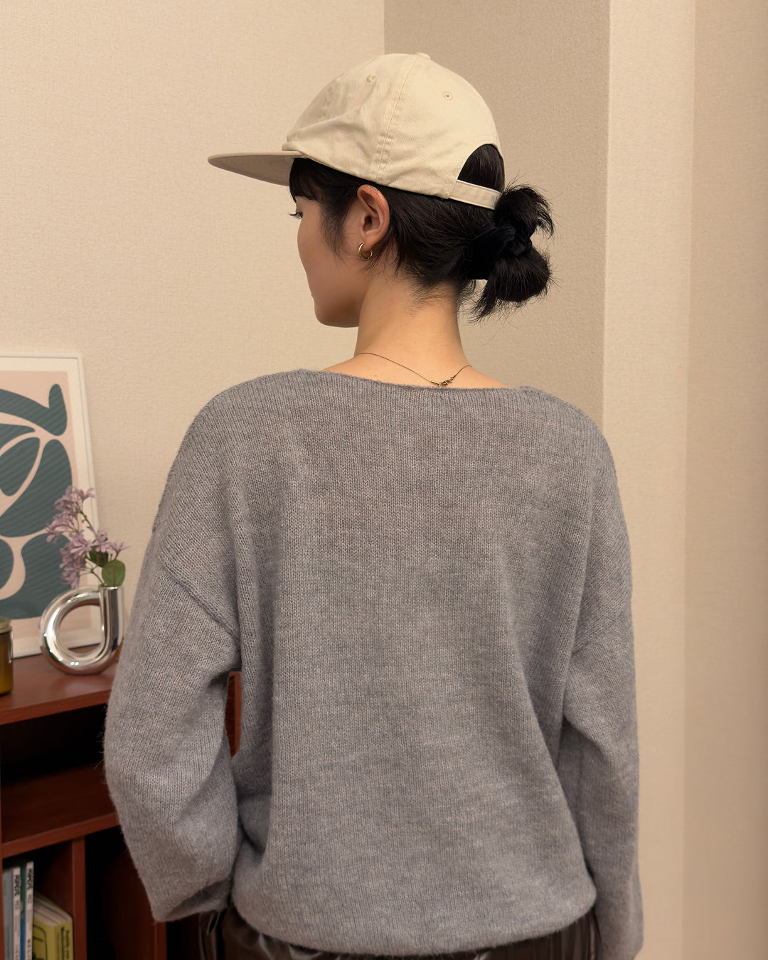刺繍入りフラットキャップ AA0303