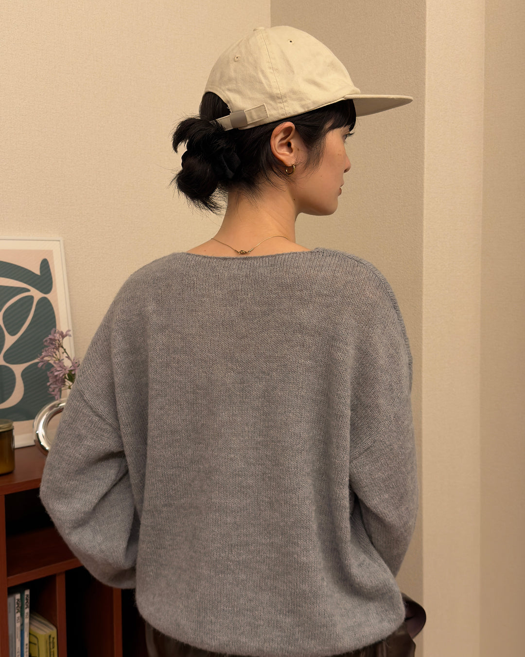 刺繍入りフラットキャップ AA0303