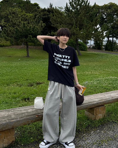 グリッチロゴプリントTシャツ SY0017