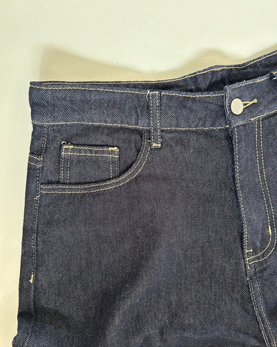 インディゴワイドデニムパンツ AS0040