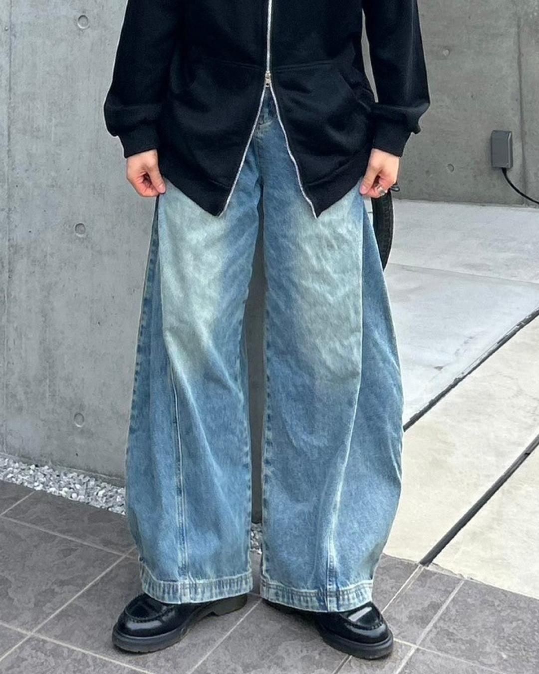 レトロルーズデニムパンツ yolo ワイドブルーデニムパンツ AS0051 – YOLO(ヨロ)|ファッション通販