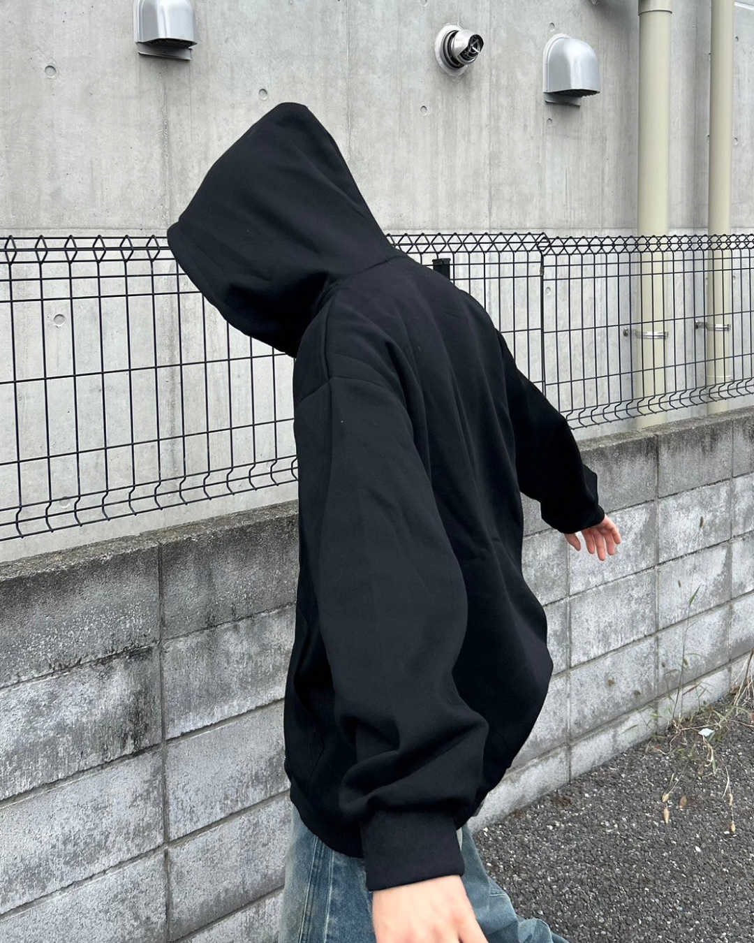 一回着用】【Lサイズ】【黒夢】【ブラック】【ジップアップ 一回着用】【Lサイズ】【黒夢】【ブラック】【ジップアップ