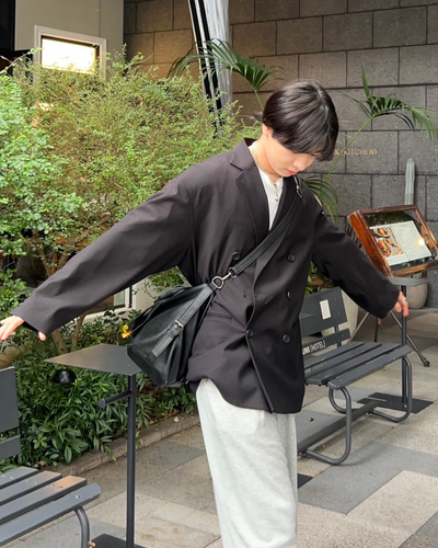 ボストンレザーショルダーバック AS0056