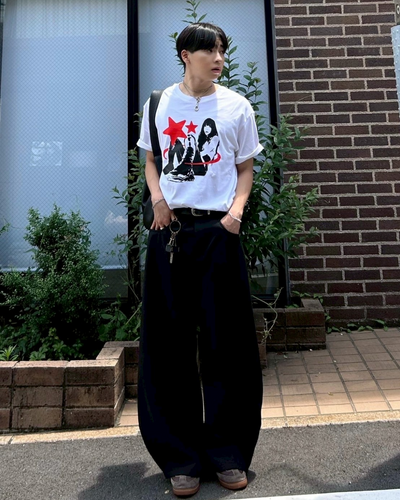 ワイドレッグカジュアルパンツ AS0070