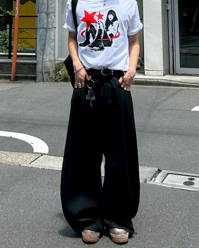 ワイドレッグカジュアルパンツ AS0070