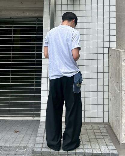 【即納】ワイドレッグカジュアルパンツ AS0070