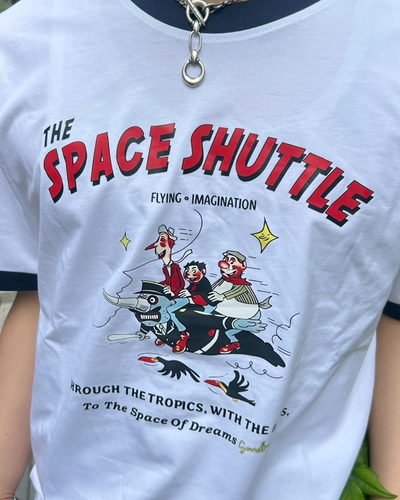 【即納】ロゴプリントリンガーTシャツ AS0102