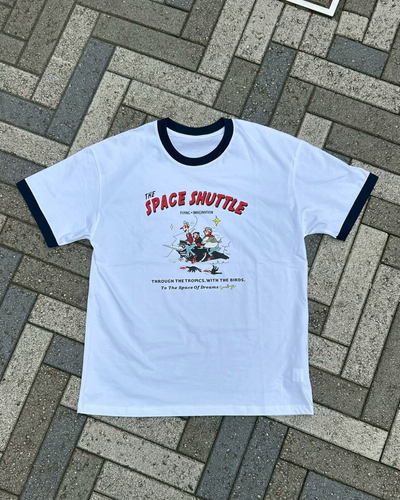 【即納】ロゴプリントリンガーTシャツ AS0102