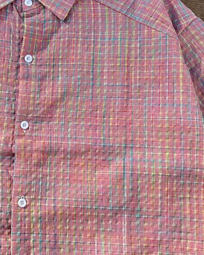 シアーチェックシャツ AS0104