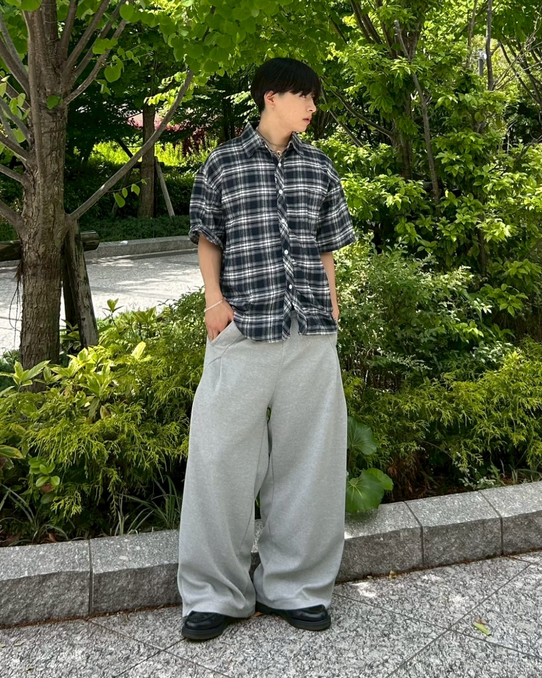サイドタックバルーンスウェットパンツ AS0125