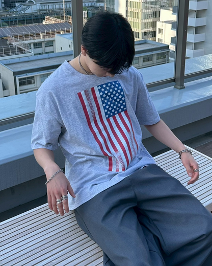 アメリカンフラッグTシャツ AS0131