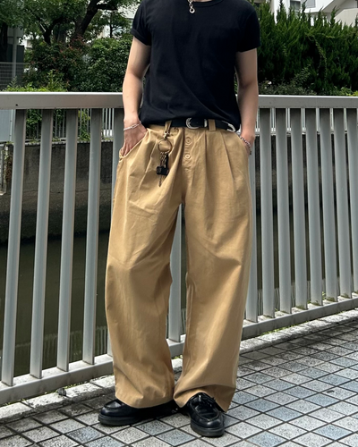【即納】ボタンフライチノパンツ AS0179