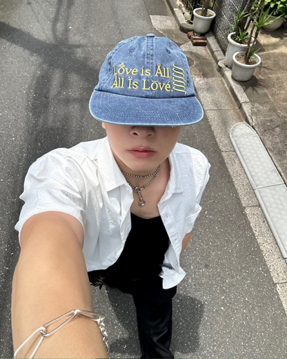 Love is All, All is Love. ロゴ刺繍キャップ AS0183