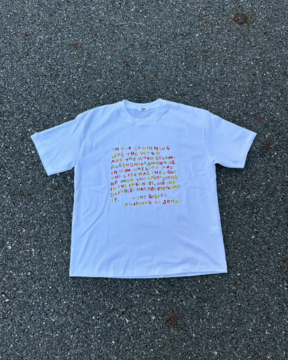 レタリングカラープリントTシャツ AS0185