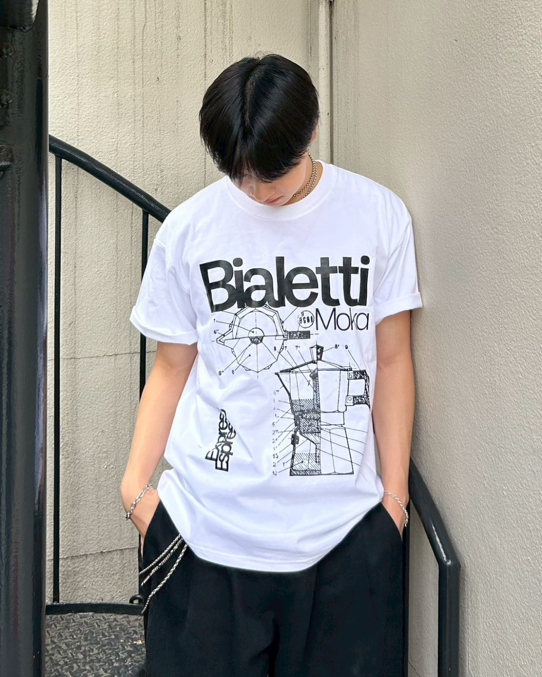 エスプレッソグラフィックTシャツ AS0192