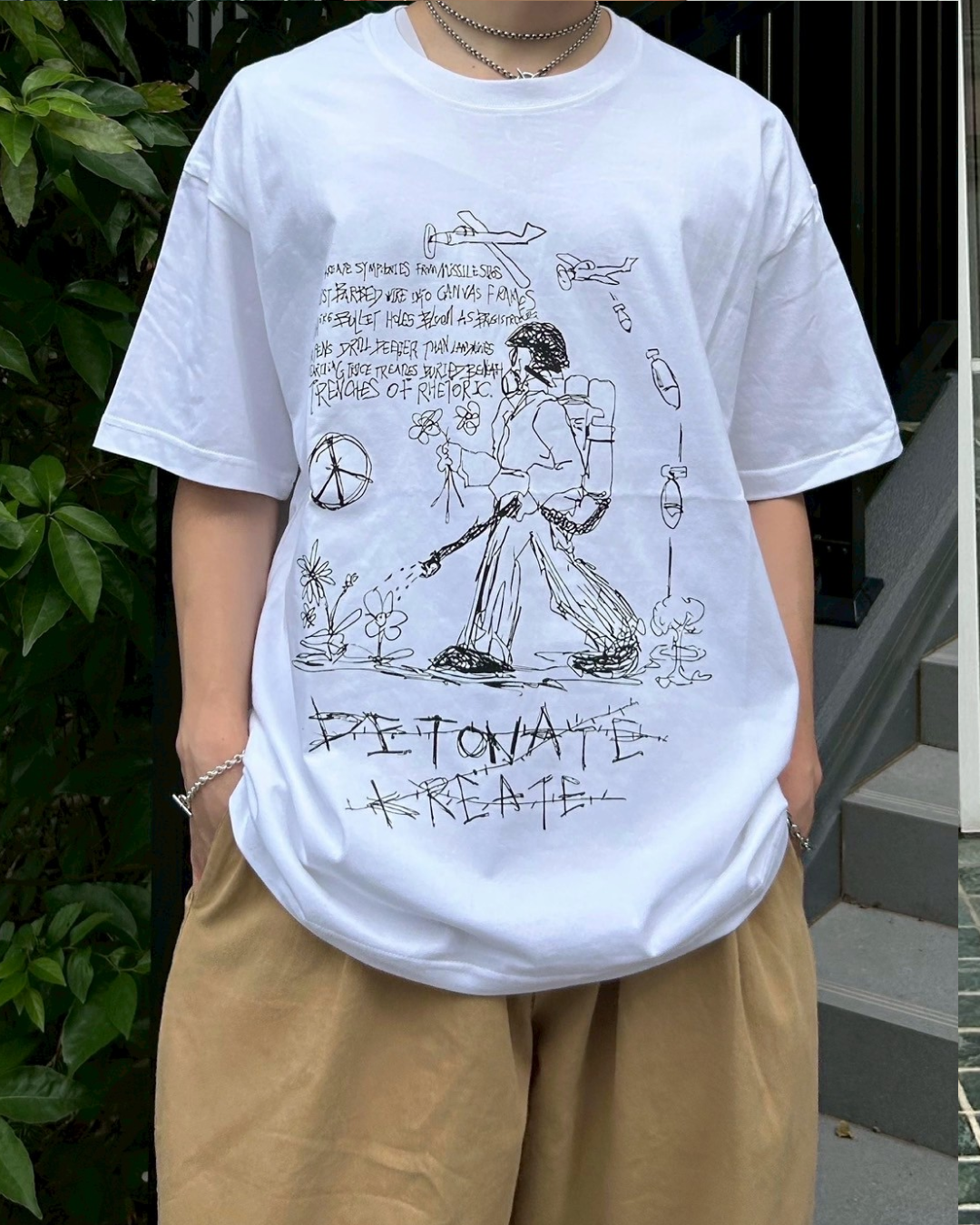 フラワー・オブ・ライフ Tシャツ AS0199
