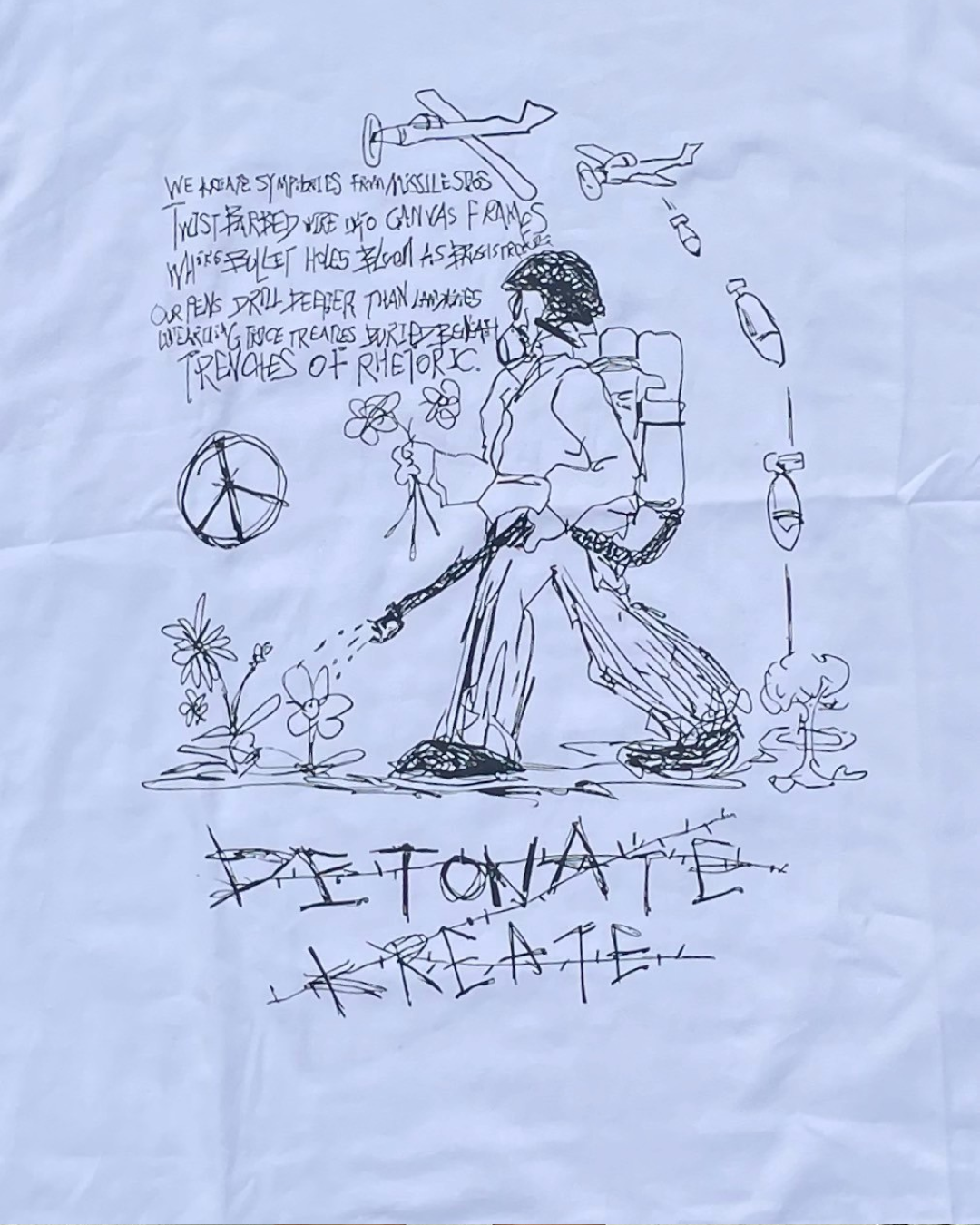 フラワー・オブ・ライフ Tシャツ AS0199