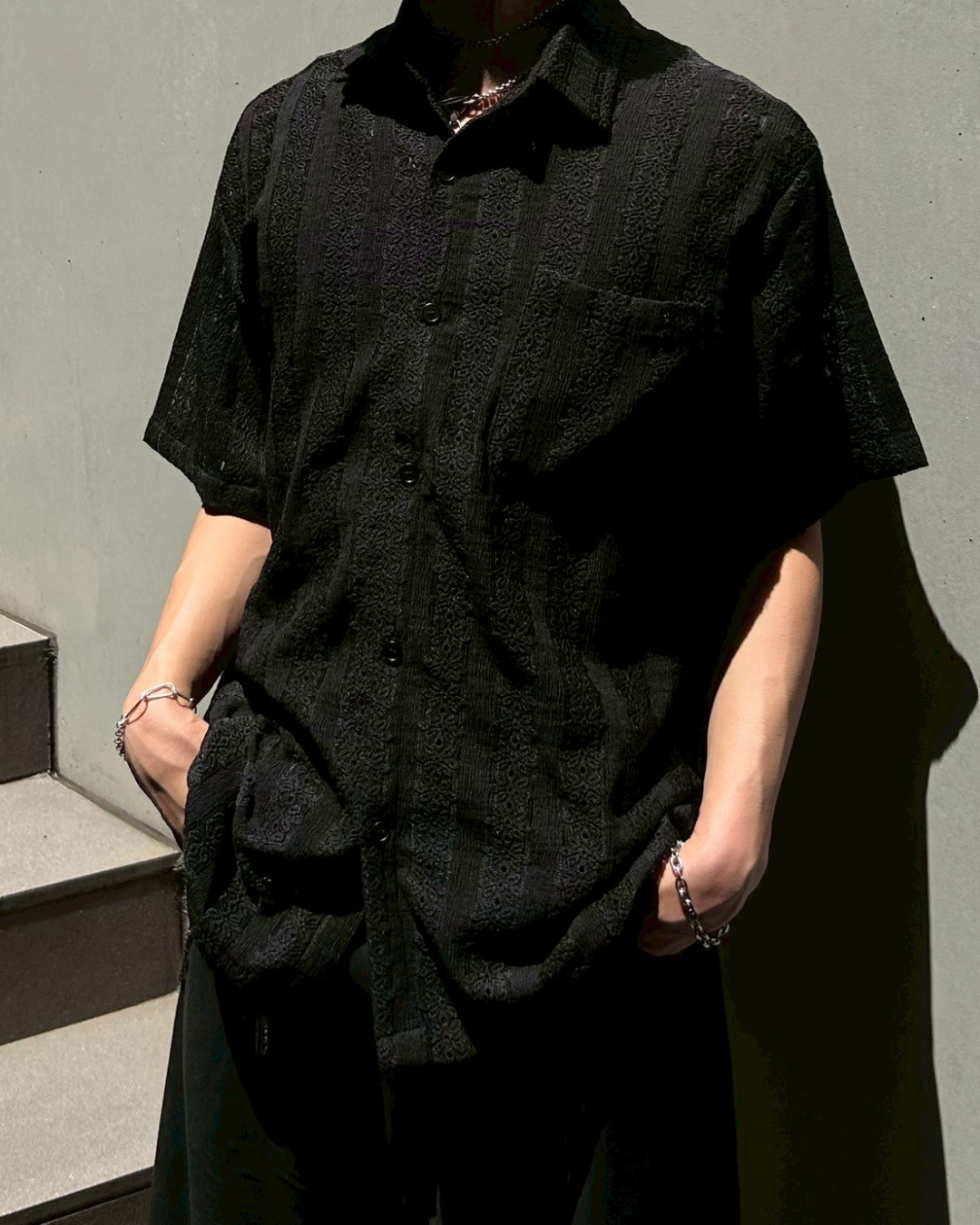 シアーニットシャツ AS0201
