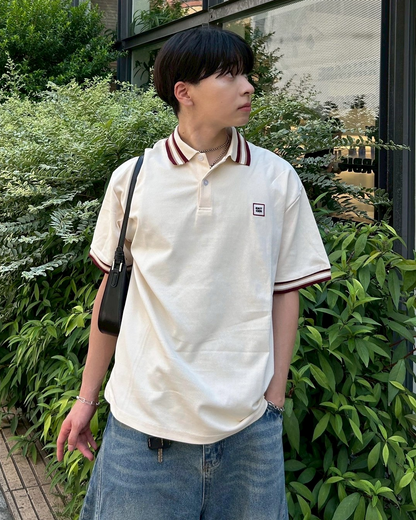 ワンポイント刺繍ポロシャツ AS0202