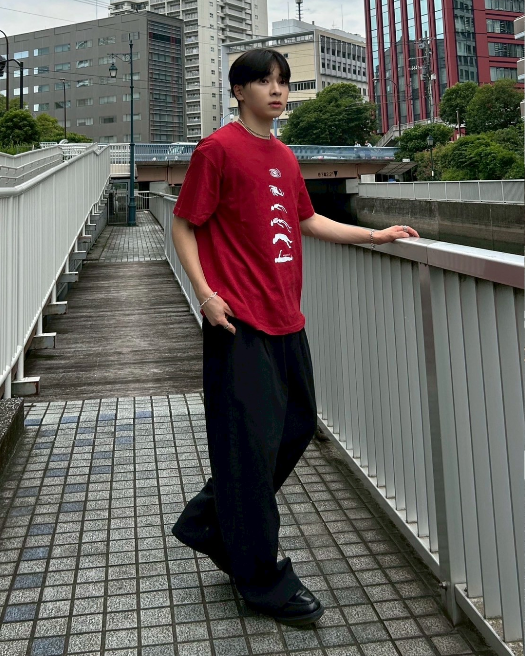 輪廻転生プリントTシャツ AS0206